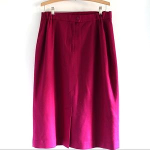 Vintage Koret Pink Wool Skirt